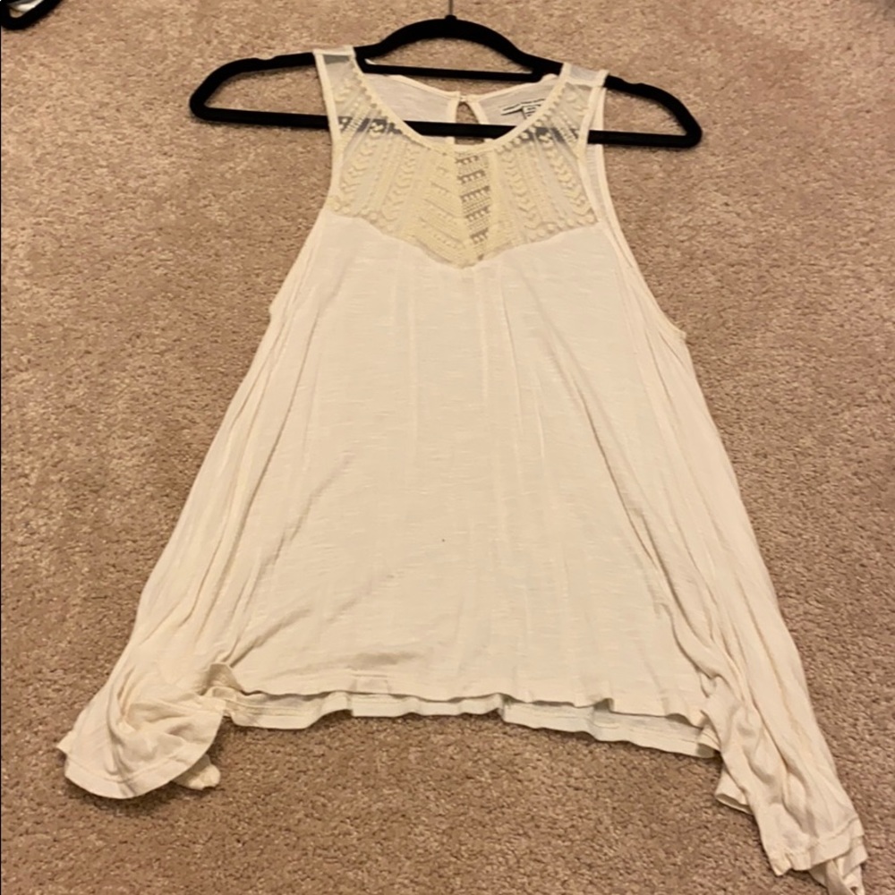 American eagle cream tank top